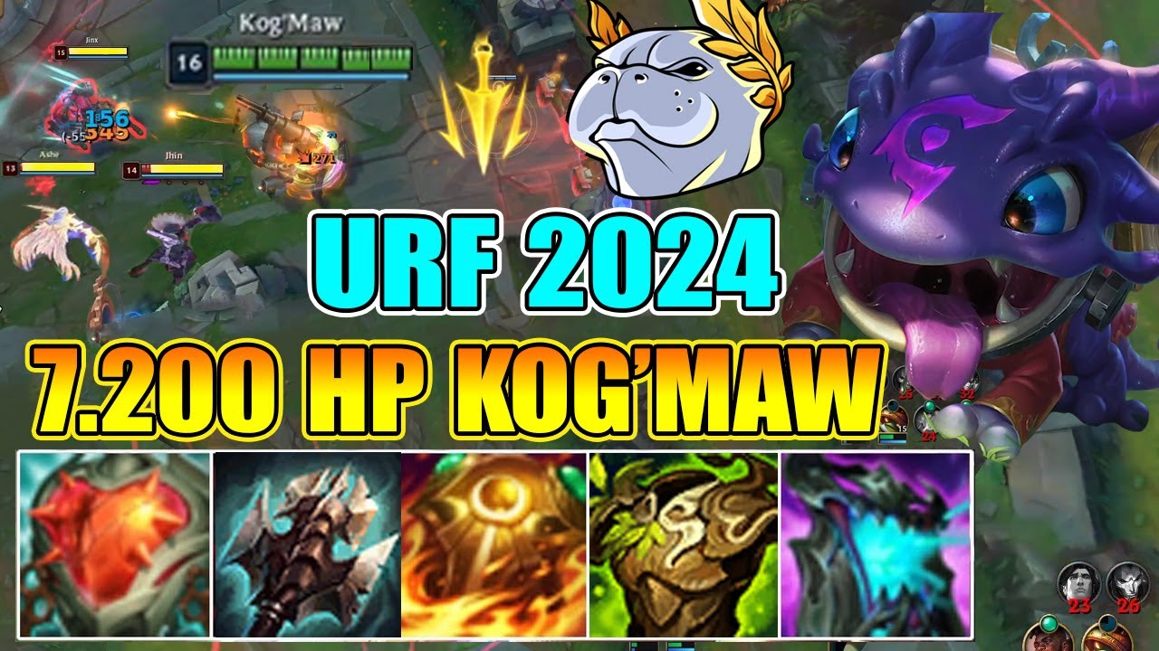 CỰC LẦY LỘI VỚI KOG'MAW LÊN FULL TANK ? CHẤP 3 AD TEAM ĐỊCH ĐÁNH CẢ NGÀY - URF 2024