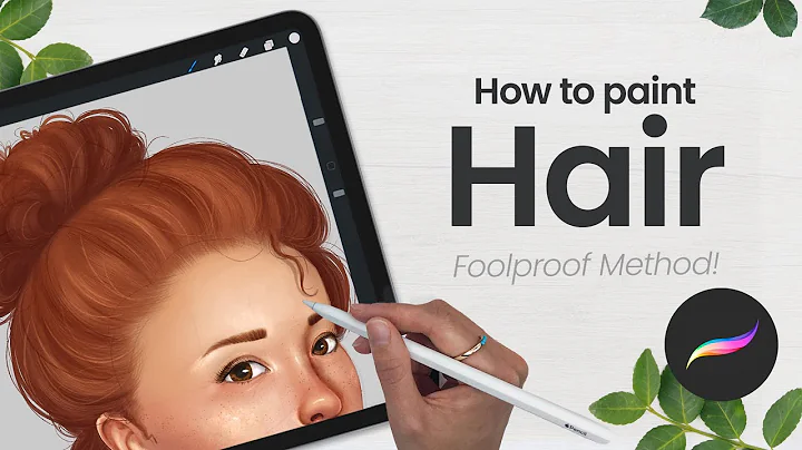 How To Draw Hair  Procreate Tutorial  Foolproof Me...