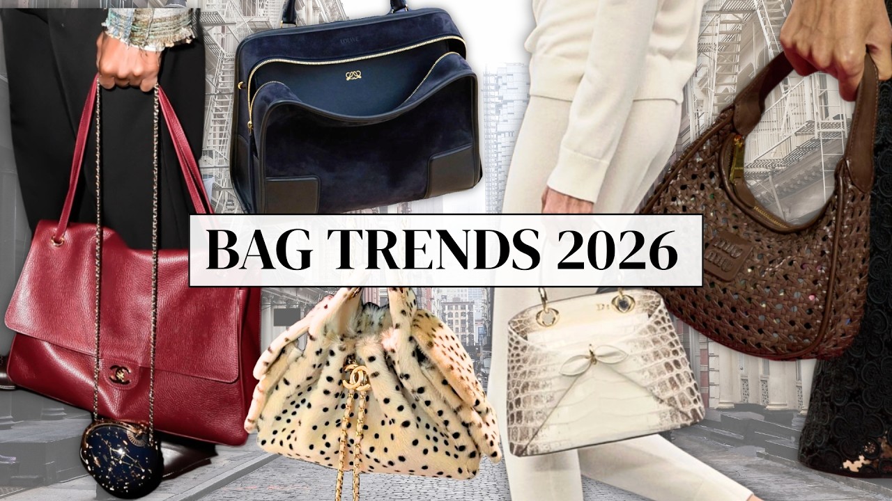 These 7 HANDBAG TRENDS Will Be EVERYWHERE in 2026 👀 (what to style IRL this year!)