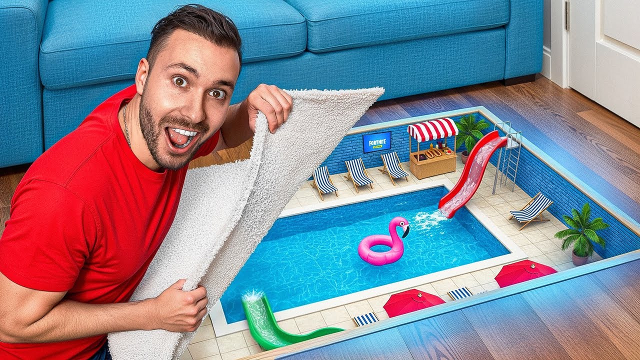 Ik Bouw Een Geheim Zwembad In Ons Huis! *Thomas Zoekt Mij*