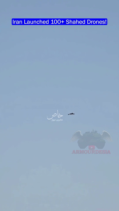 Iran Launches 100  Shahed Drones Toward Israel!