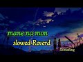 Mane na mon i new songs  bengali lofi songs slowedreverd ll music