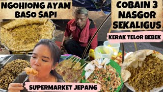 KULINER JALAN SABANG JAKARTA PUSAT - NASI GORENG KAMBING KEBON SIRIH JAKARTA - KERAK TELOR ENAK