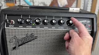 Fender Champion 20 Clean Tone - Cigar Box Guitar with Mike Snowden
