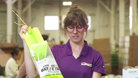 How to use the RESCUE! Japanese Beetle Trap