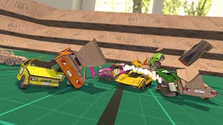Cardboard and Battery Demolition Derby! (Concept Destruction) screenshot 2