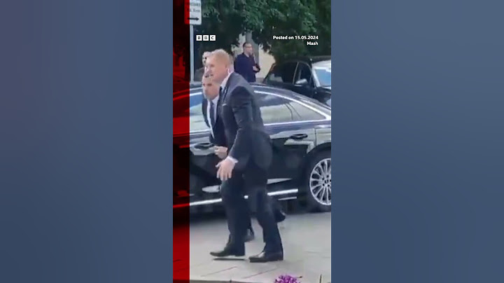 Moment after assassination attempt on Slovak PM Robert Fico. #RobertFico #Slovakia #BBCNews