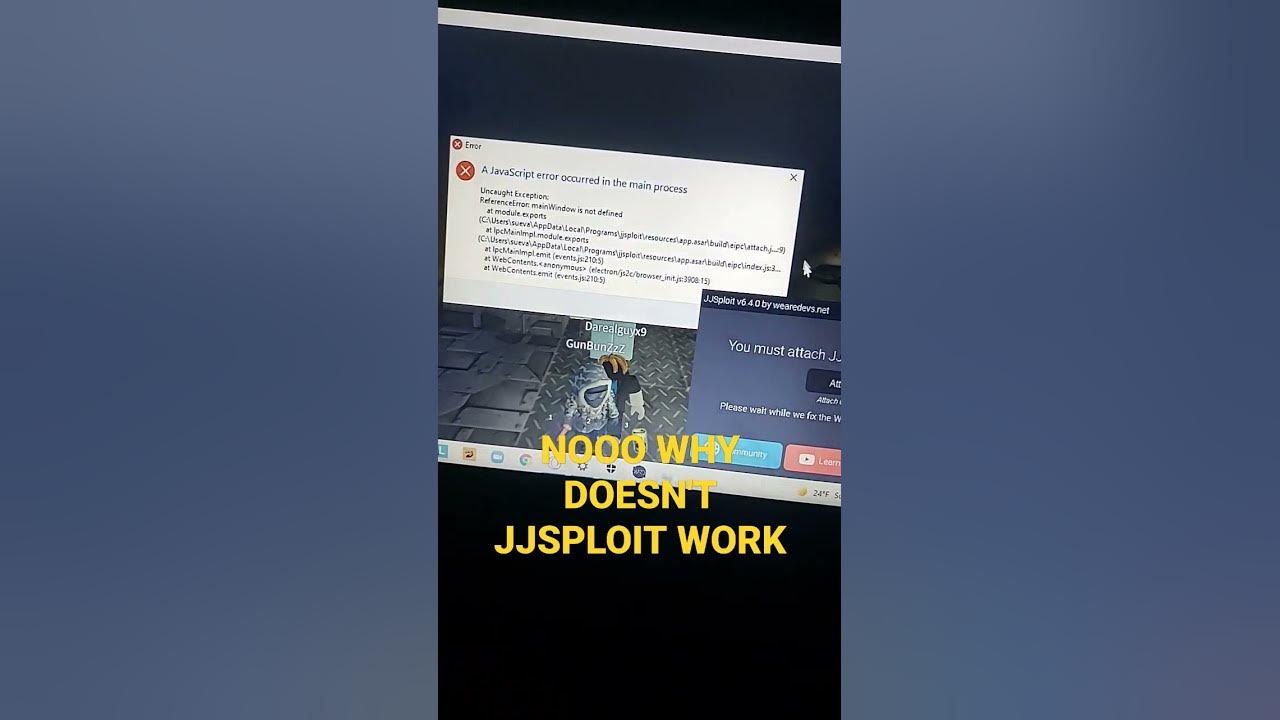 Noooo why jjsploit doesn t work youtube