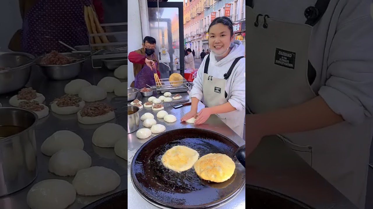 Set up a stall and sell 1,000 scallion pancakes every day!