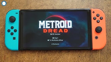 Nintendo Switch OLED Metroid Dread Gameplay - It