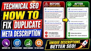 How to Fix Duplicate Meta Description
