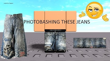 roblox jeans photobash paint.net
