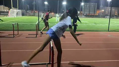 Track and field - Valerie Peters first time trying...
