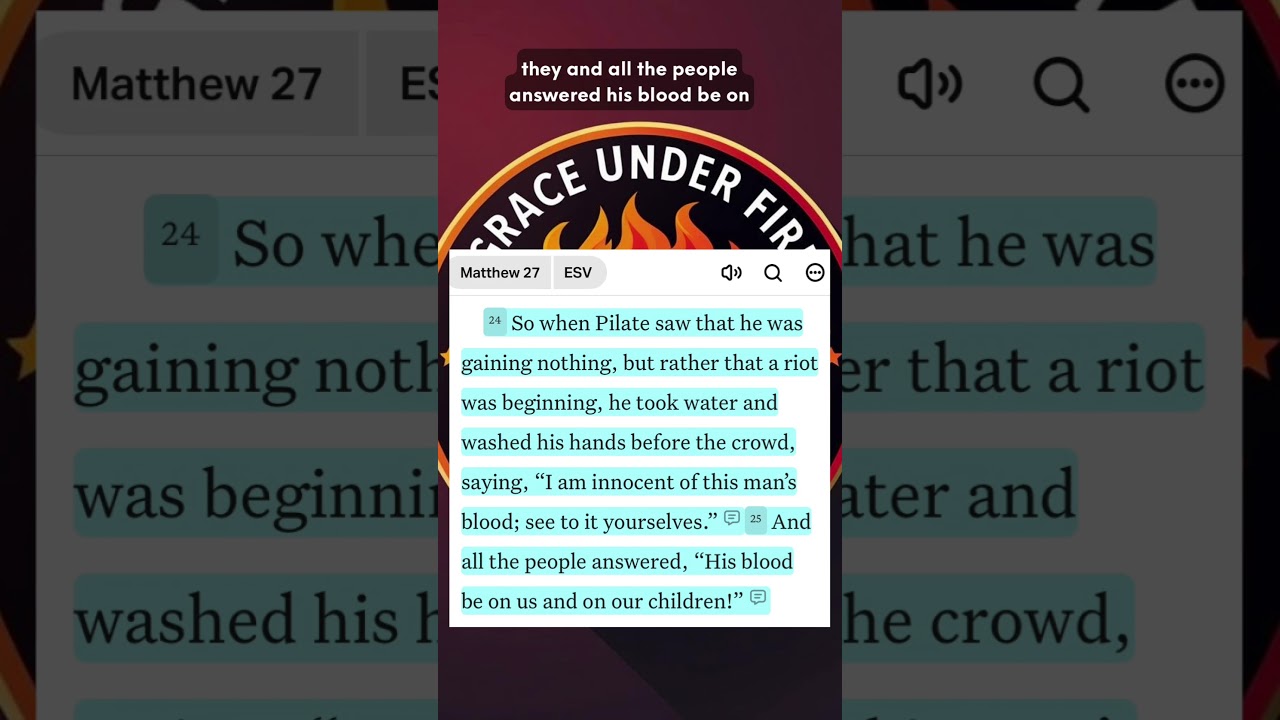 ISRAEL PROPHESIED WHEN JESUS WAS ARRESTED! 