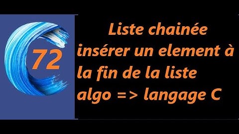 liste chainée : fonction insérer une nouvelle queue d