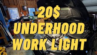 20$ Harbor Freight Underhood Work Light Hack!
