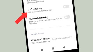 Redmi mobile usb tethering not working | Redmi usb connect | Redmi mobile usb tethering settings