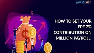 How To Set Your EPF 7% Contribution On Your Million Payroll Software screenshot 3