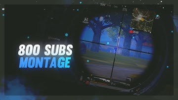 800 Subs Montage (Prod. by Soulker) | PUBG Mobile Montage