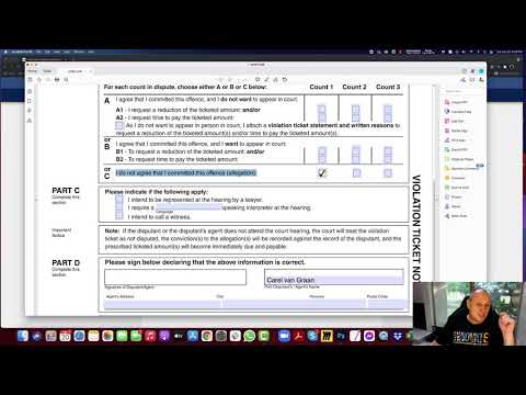 Play video: Living in Vancouver - Disputing a Traffic Ticket. showing the Process