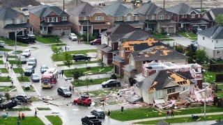 Barrie, Ont. hit by sudden tornado, damage and injuries reported