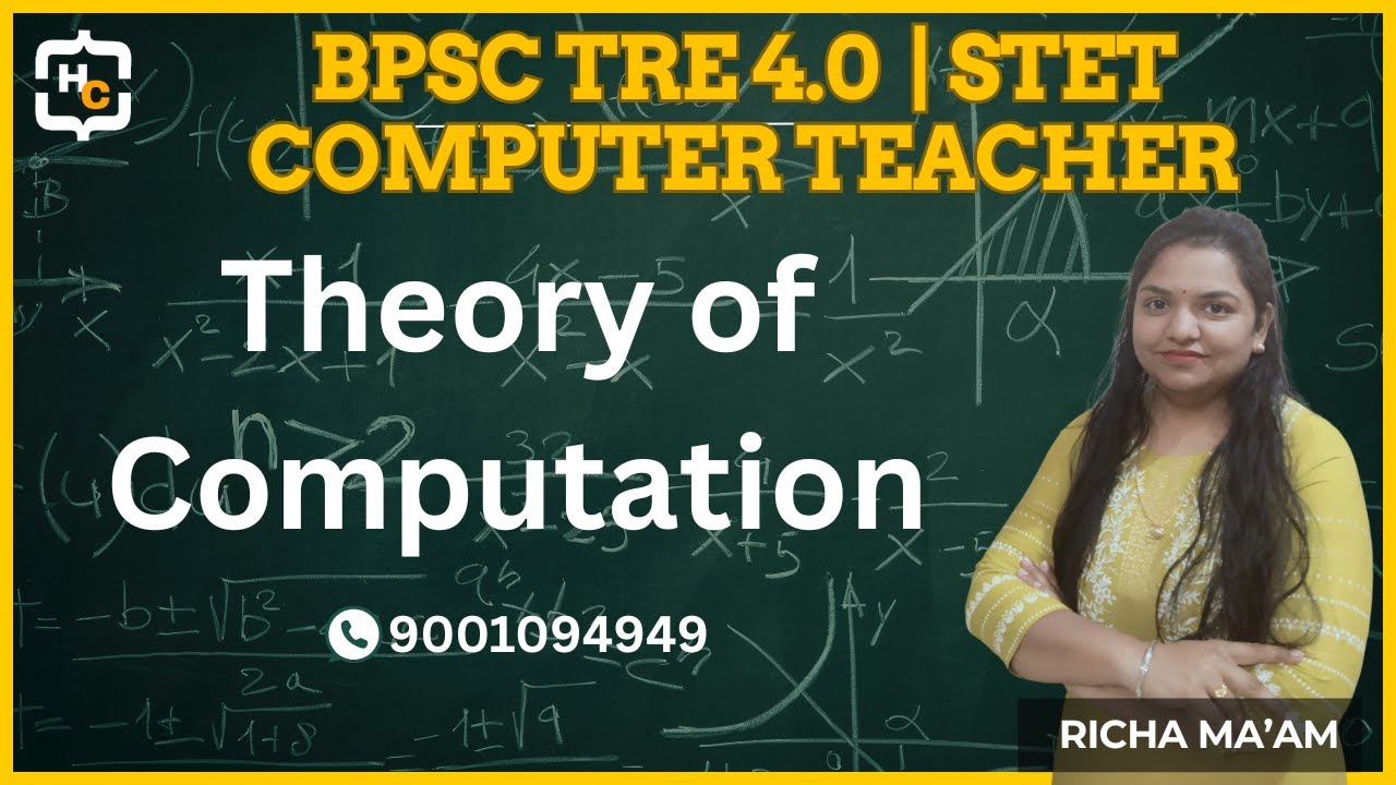 1. Theory of Computation Introduction | TOC Basics for BPSC TRE 4.0 ...