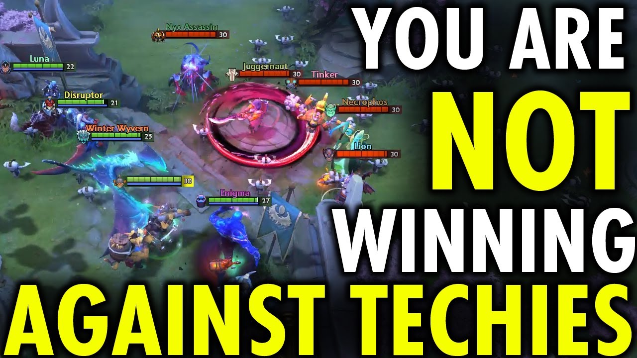 This is How Immortal Players throw their MMR away against Techies!!