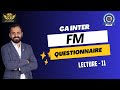 Fm questionnaire   ytm approach lecture 11