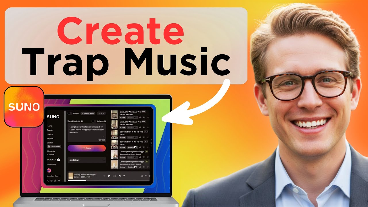 Как создать трэп-музыку в Suno AI (проверено)