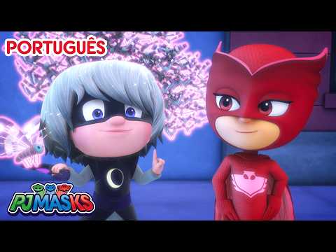 Mariposas Brilhantes🦉 PJ Masks em Português episódios completos 🦸 Desenhos animados