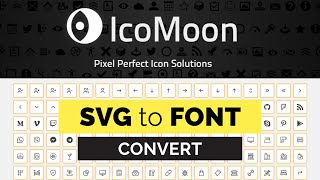 How to Convert SVG Icons into Fonts using Icomoon App | Using Icomoon Fonts into the Project screenshot 5