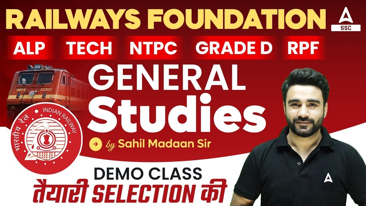 Railway New Vacancy 2024 | Railway GK GS Class by Sahil Madaan Sir ...