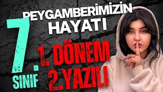 7. Sınıf Peygamberimizin Hayatı Dersi 1. Dönem 2. Yazılı Soruları Ve Cevapları 2025-2026 Yeni̇ Güncel