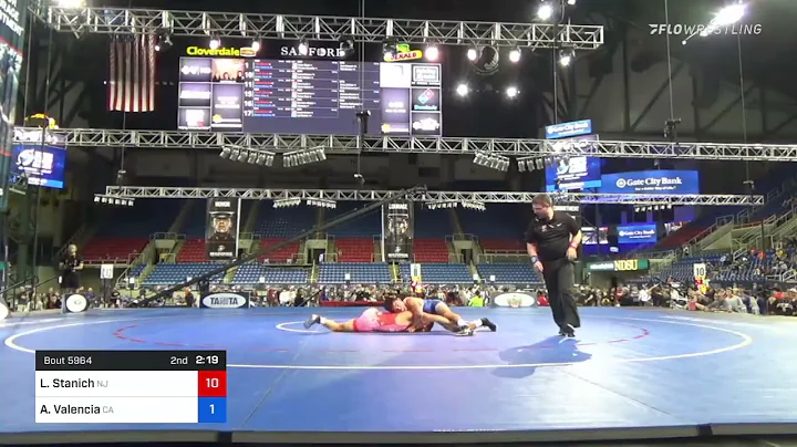 126 Lbs Semifinal - Luke Stanich, New Jersey Vs Ad...