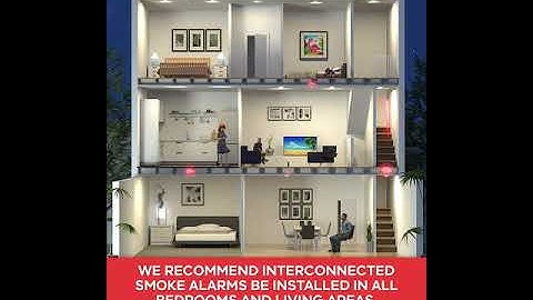 Interconnected smoke alarms