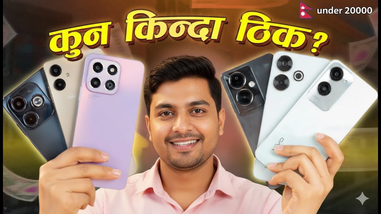 Top 10 Best Mobile Phones Under 20000 in Nepal | Best Budget Phones