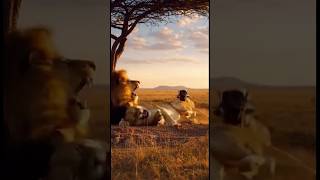 This Warthog Scared the Kings of the Savanna 😂🦁
