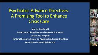 Psychiatric Advance Directives - May 6, 2024 PP&A Committee Meeting