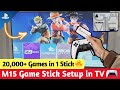 Retro M15 Gaming Stick Unboxing & Review 🎮 | PS5 Mini Console with 20,000+ Games