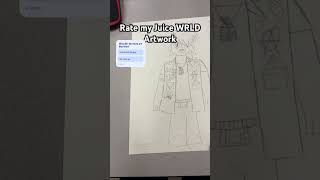 My Juice WRLD art | #fyp #shorts #juicewrld #art #drawing #youngartist #creativeteens #rap