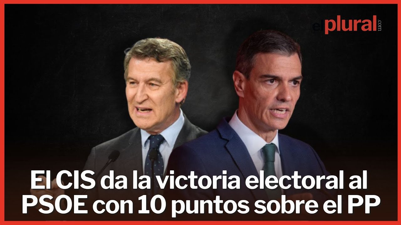 El CIS da la victoria electoral al PSOE con 10 puntos de ventaja sobre ...