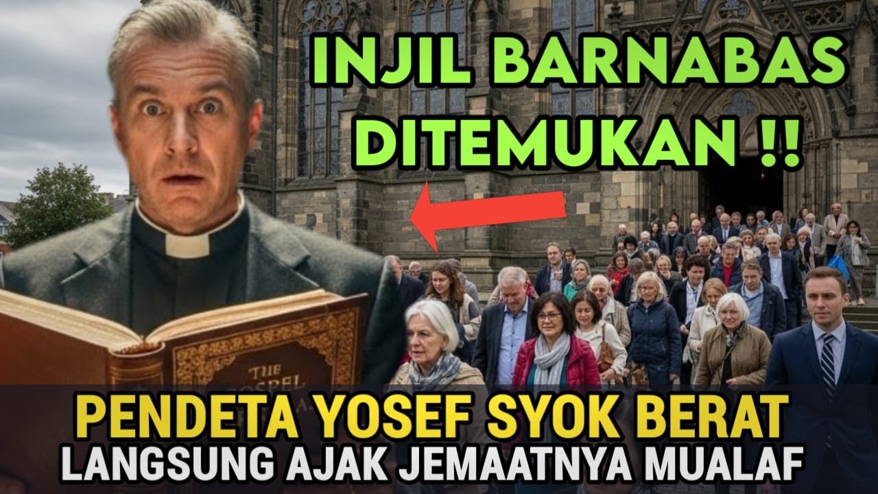 BIKIN GEGER ‼️TEMUKAN INJIL BARNABAS, PENDETA DAN JEMAAT SATU GEREJA PUTUSKAN MUALAF