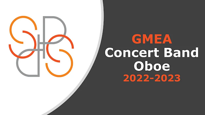 Oboe Concert Band Etudes - GMEA 2022 - 2023 All St...