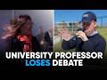 University Professor Loses Debate to 17 Year Old on Abortion at Sussex University ft Young Bob