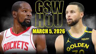 Golden State Warriors vs Houston Rockets Full Game Highlights – March 5, 2026 | NBA Season screenshot 2