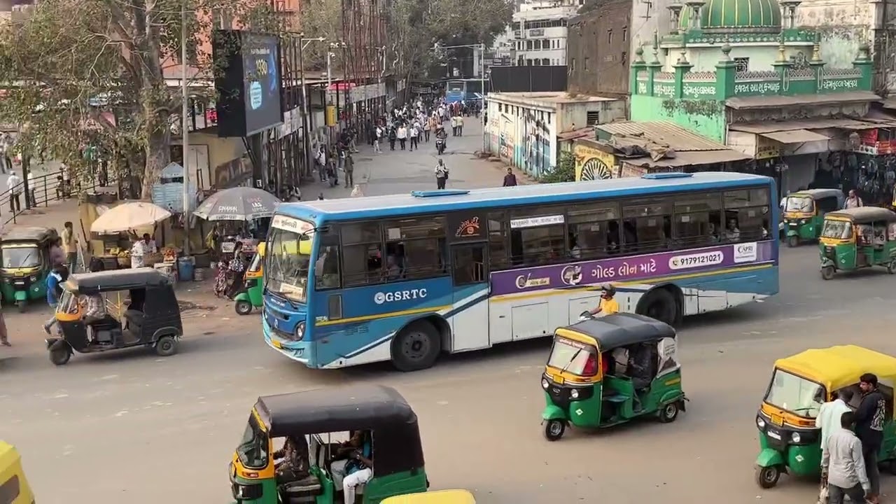 Surat Central Bus Station Back to Back GSRTC Departure & Arriving