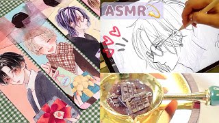 [ASMR]Звук рисования рисунка на День святого Валентина/Звук рисования на iPad/Фоноваямузыка рабочего
