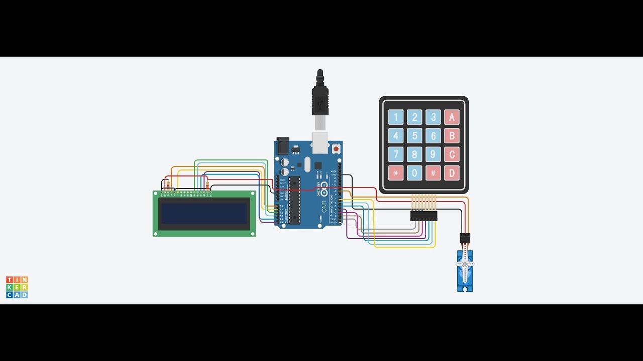 Smart lock dengan keypad menggunakan Arduino Uno - YouTube
