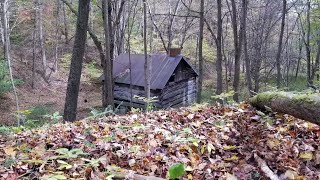 Old Mountain Cabin Exploration With Metal Detecting And Spooky Tales