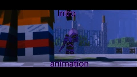 [EPILEPSY WARNING!] Intro Minecraft animation [Mine-Imator]